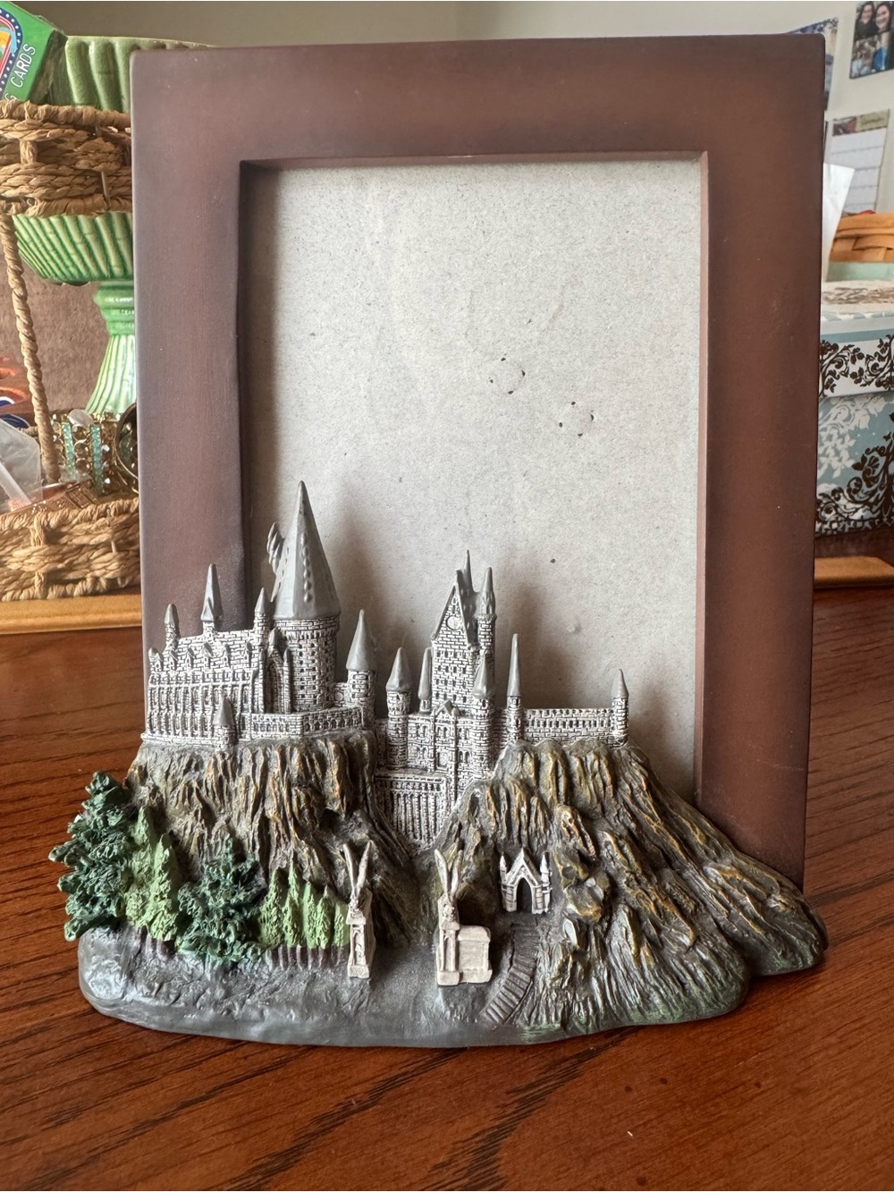 Harry Potter Hogwarts Castle Picture Frame Wizarding World Holds 4 x 6 Photo
